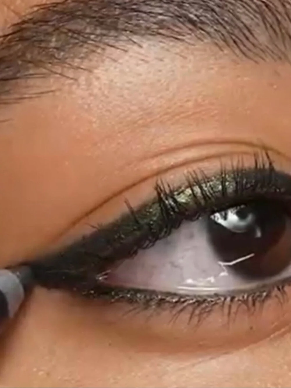 Haus Labs By Lady Gaga Optic Intensity Eco Eyeliner in Onyx Gold Shimmer BNIB